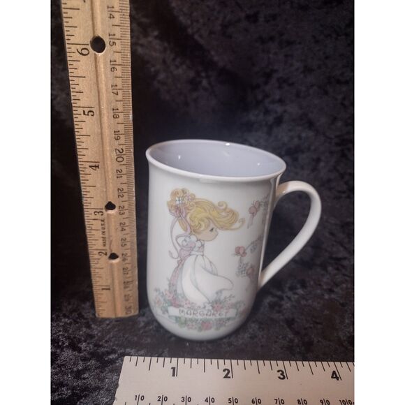 Vtg Precious Moments Margaret Name Meaning Coffee Tea Gift Cup Mug Enesco 1993‎ - Picture 3 of 4